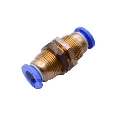 Bulkhead Connector Pneumatic Push-In Fittings Air/Water Hose & Tube All Sizes 