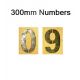 300mm Number 0-9 Stencil Kit with Blanking Boards