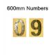 600mm Number 0-9 Stencil Kit with Blanking Boards