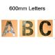 600mm Letter A-Z Stencil Kit with Blanking Boards