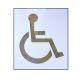 Disabled Parking Stencil 1200mm x 1040mm