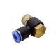Hex Male Head Elbow Connector Push Fitting