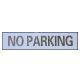 No Parking Line Marking Stencil 145mm Letters