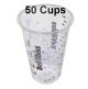 DeVilbiss Paint Mixing Cups 600ml 50 Pack