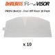 DeVilbiss PROV-36-K10 Pro Visor Peel Off Visor Covers 10 Pack