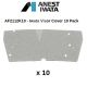 Iwata AF2112K10 Peel Off Visor Covers 10 Pack