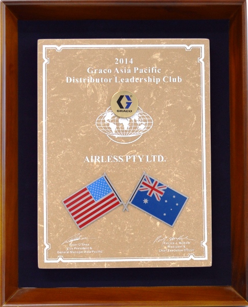 AA Spray - 2014 Graco Asia Pacific Distributor Leadership Club Award Winners